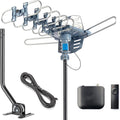 CeKay Digital Outdoor Motorized 360 HD TV Antenna - 150 Mile Range