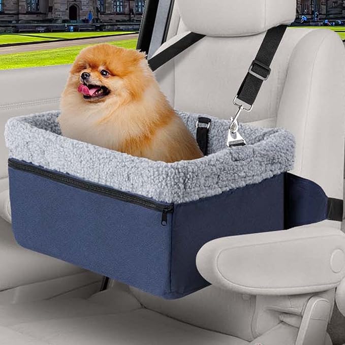 UNICITII Dog Car Seats for Small Dogs - Elevated Booster Seat