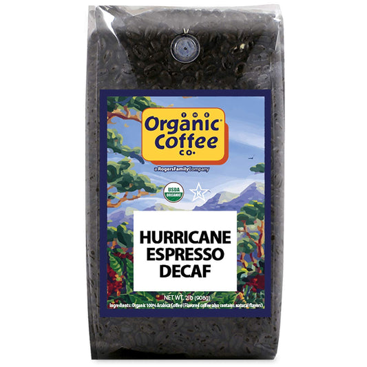 Organic Decaf Espresso Roast - Swiss Water Processed, 2lb Bag