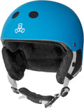 Triple Eight Snow Audio Ski and Snowboard Helmet Blue Rubber L/XL