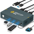 USB3.0 KVM Switch 2 Port HDMI - 4K@60Hz Dual PC Switch