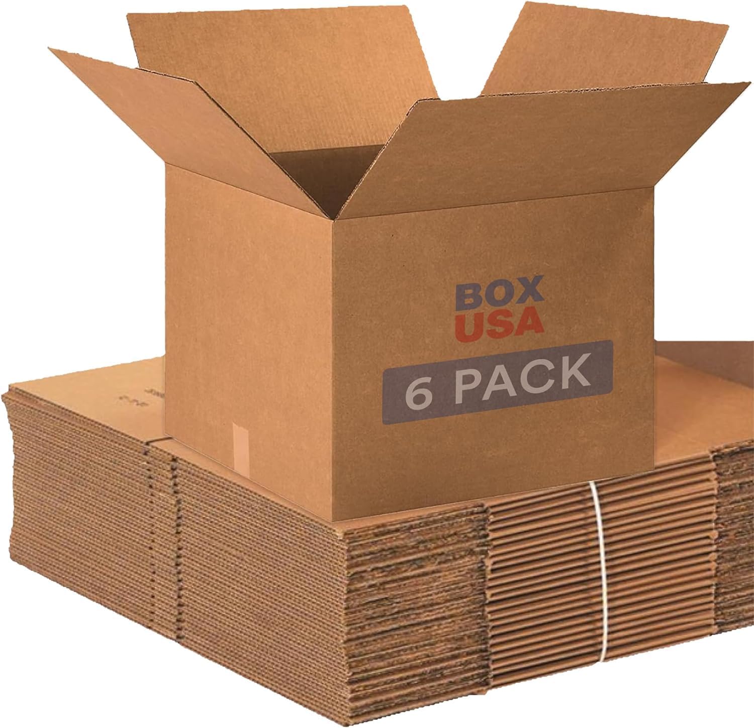 Large Corrugated Cardboard Moving Boxes for Packing and Storage