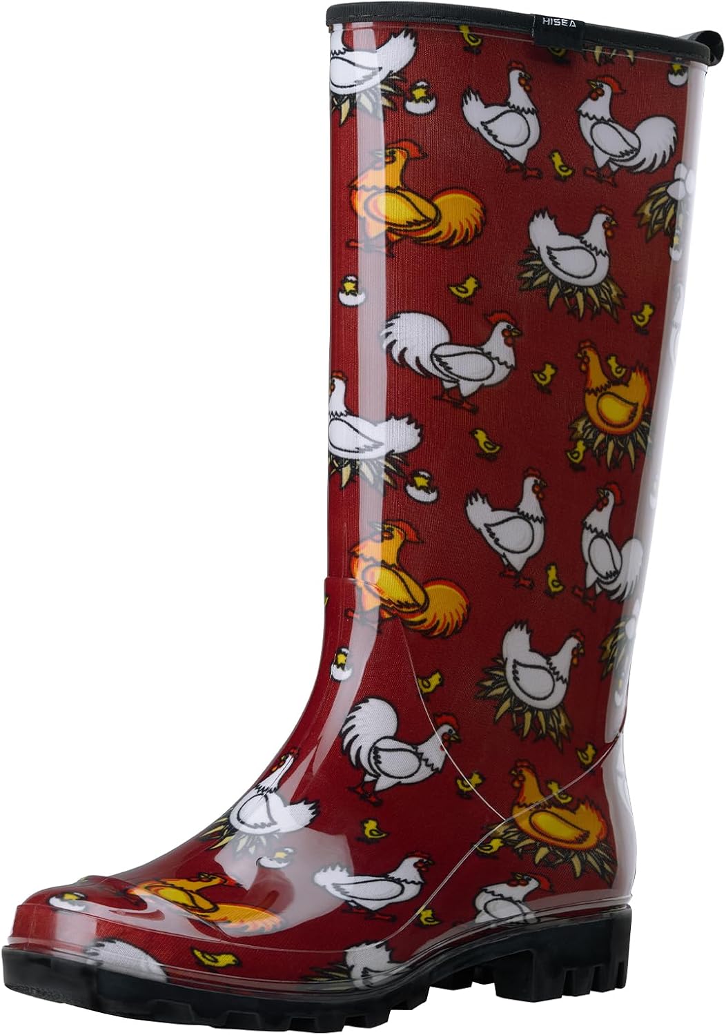 HISEA Women's Rain Boots: Stylish Waterproof Garden Shoes