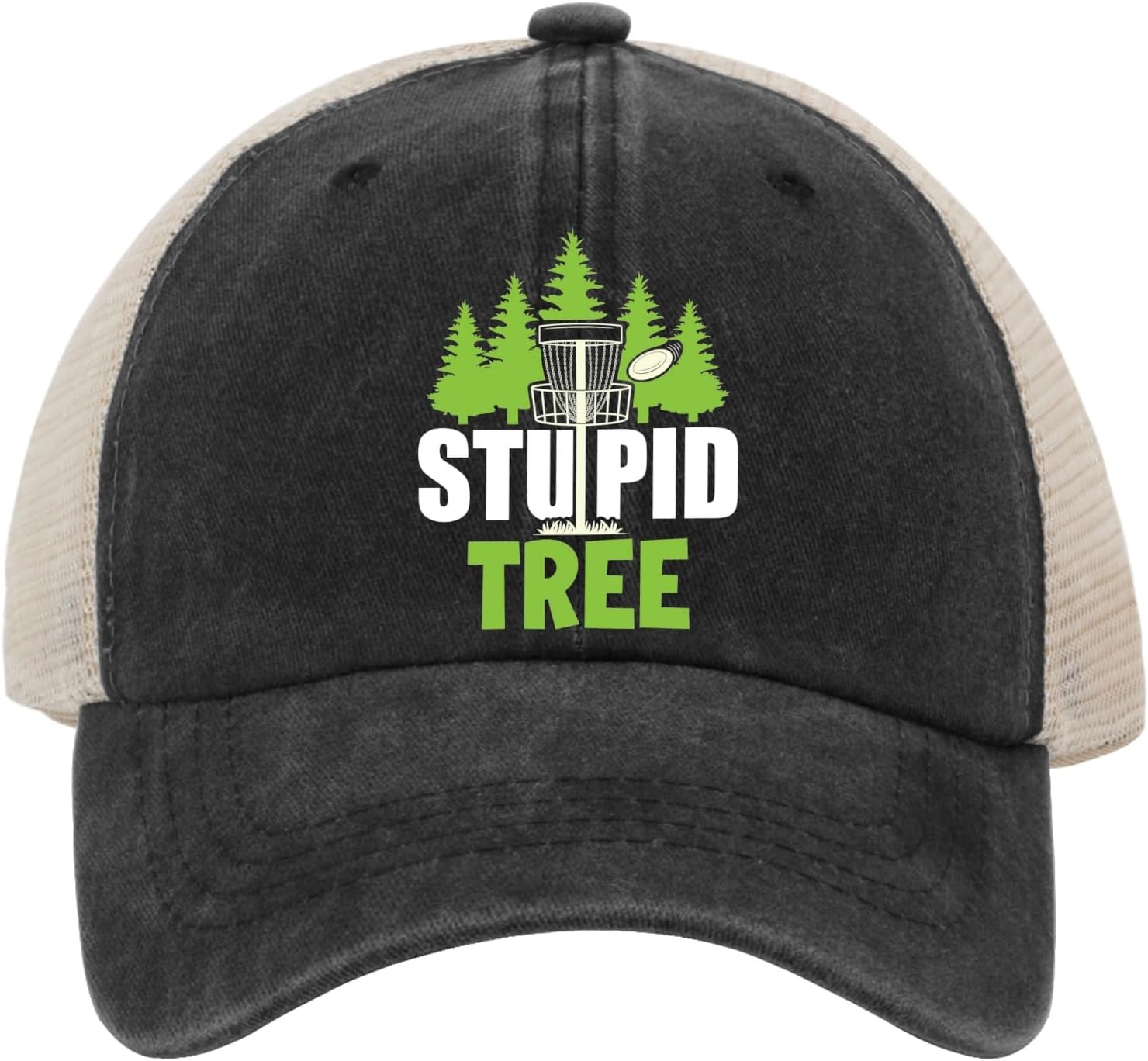 Vintage Funny Tree Disc Golf Hat for Women