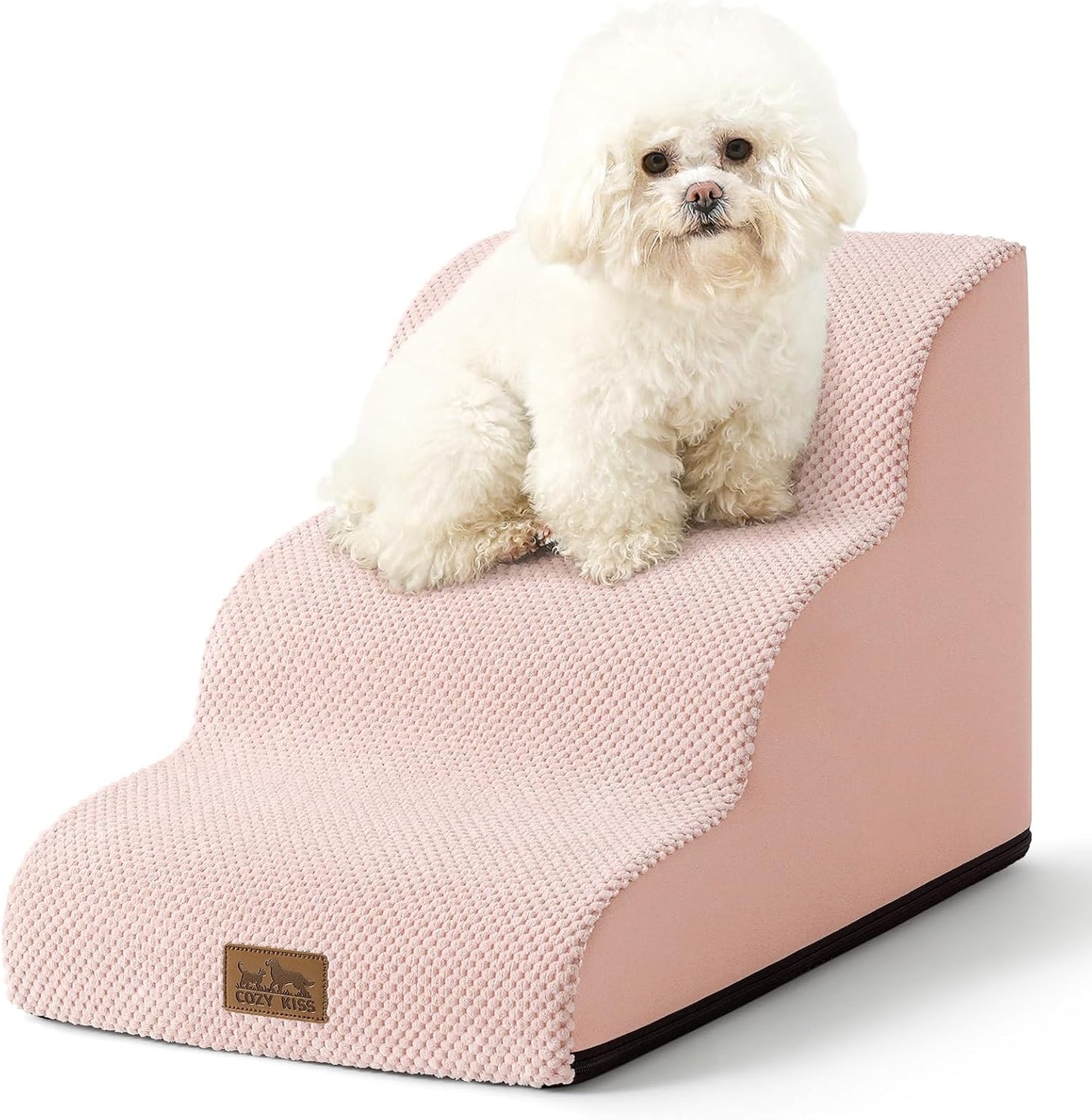 Dog Stairs for Small Dogs - Curved Step for Puppies and Cats