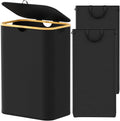 SpaceAid Double Laundry Hamper 2 Section with Lid - 160L Capacity