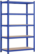 5-Tier Utility Shelves for Heavy Duty Storage Solutions