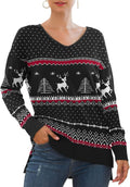 Women V Neck Batwing Sleeve Knit Top - Lightweight Soft Pullover