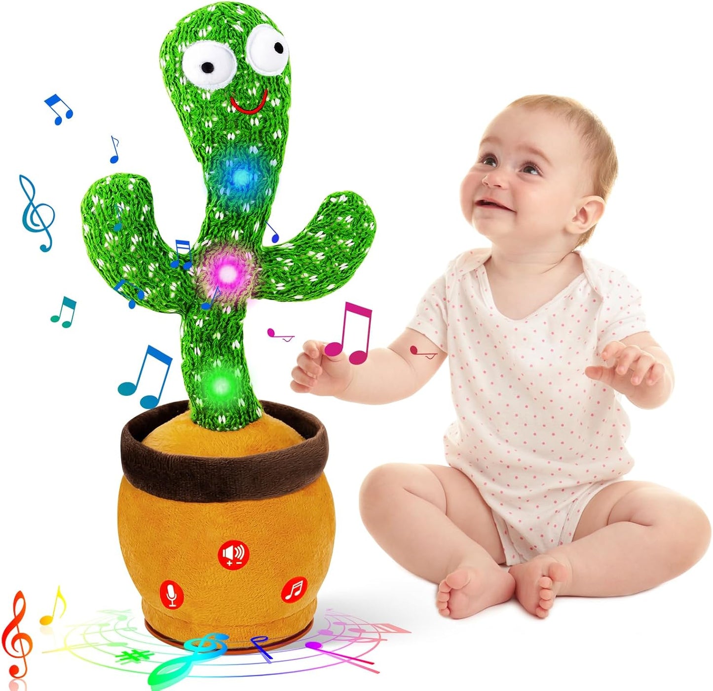 Sing & Repeat: Ayeboovi Talking Cactus Toy