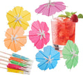 Tropical Party Mini Umbrellas - 100 Pack