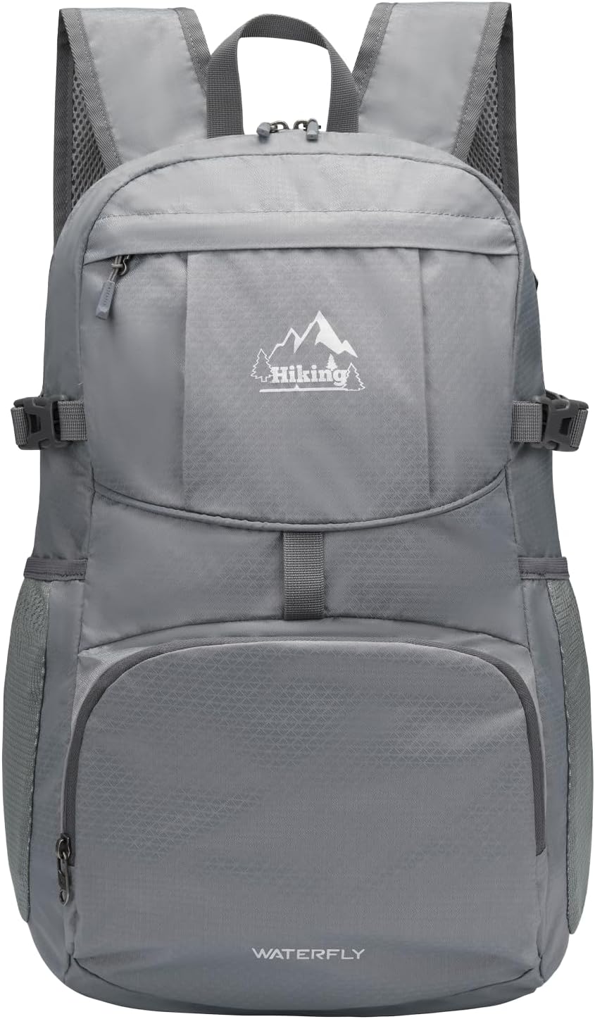 WATERFLY Hiking Foldable Daypack Backpack: Ultra Lightweight 35L