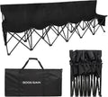 Portable Soccer Bench Team Seating 6 - Foldable Sideline Bench