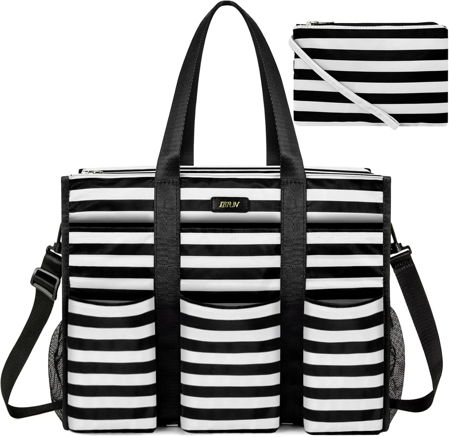 IBFUN Utility Tote Bag with 14/24 Pockets for Teachers and Work