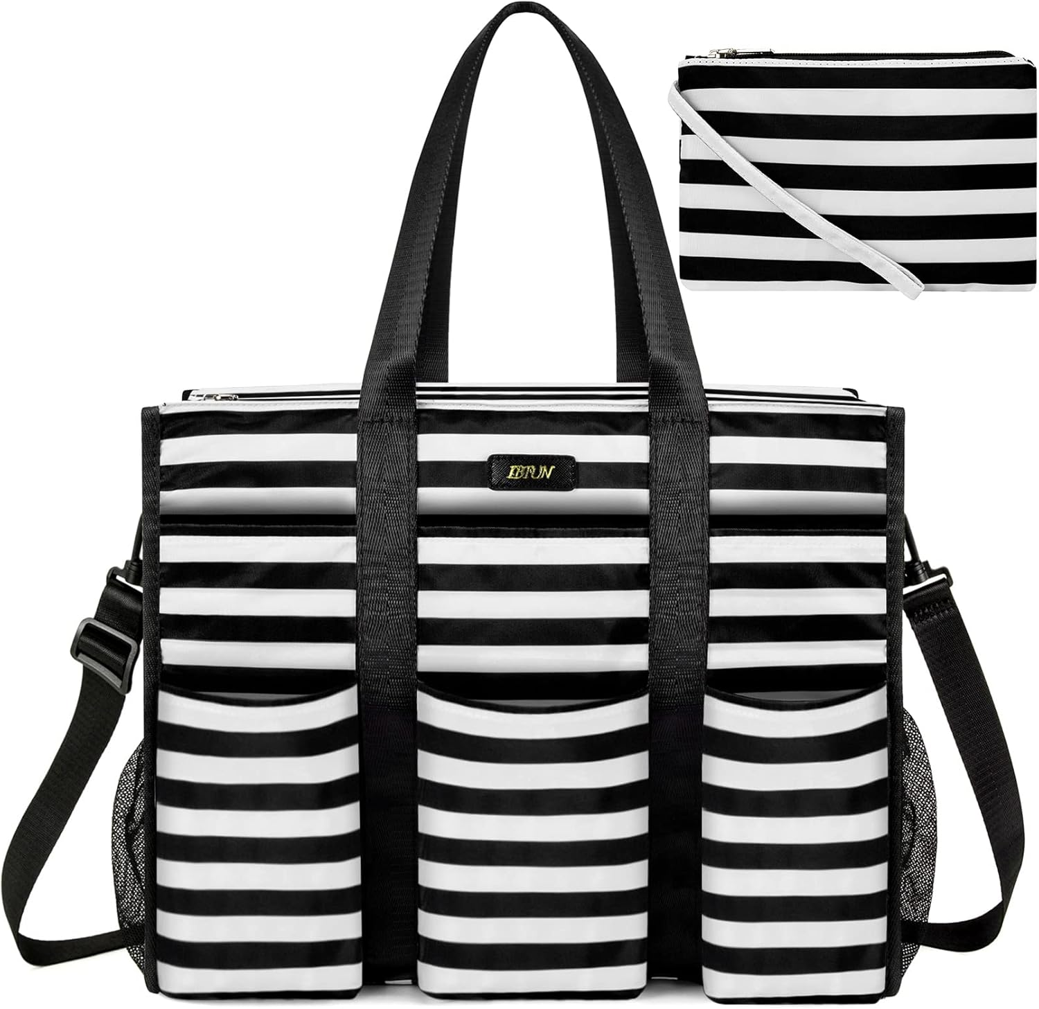 IBFUN Utility Tote Bag with 14/24 Pockets for Teachers and Work