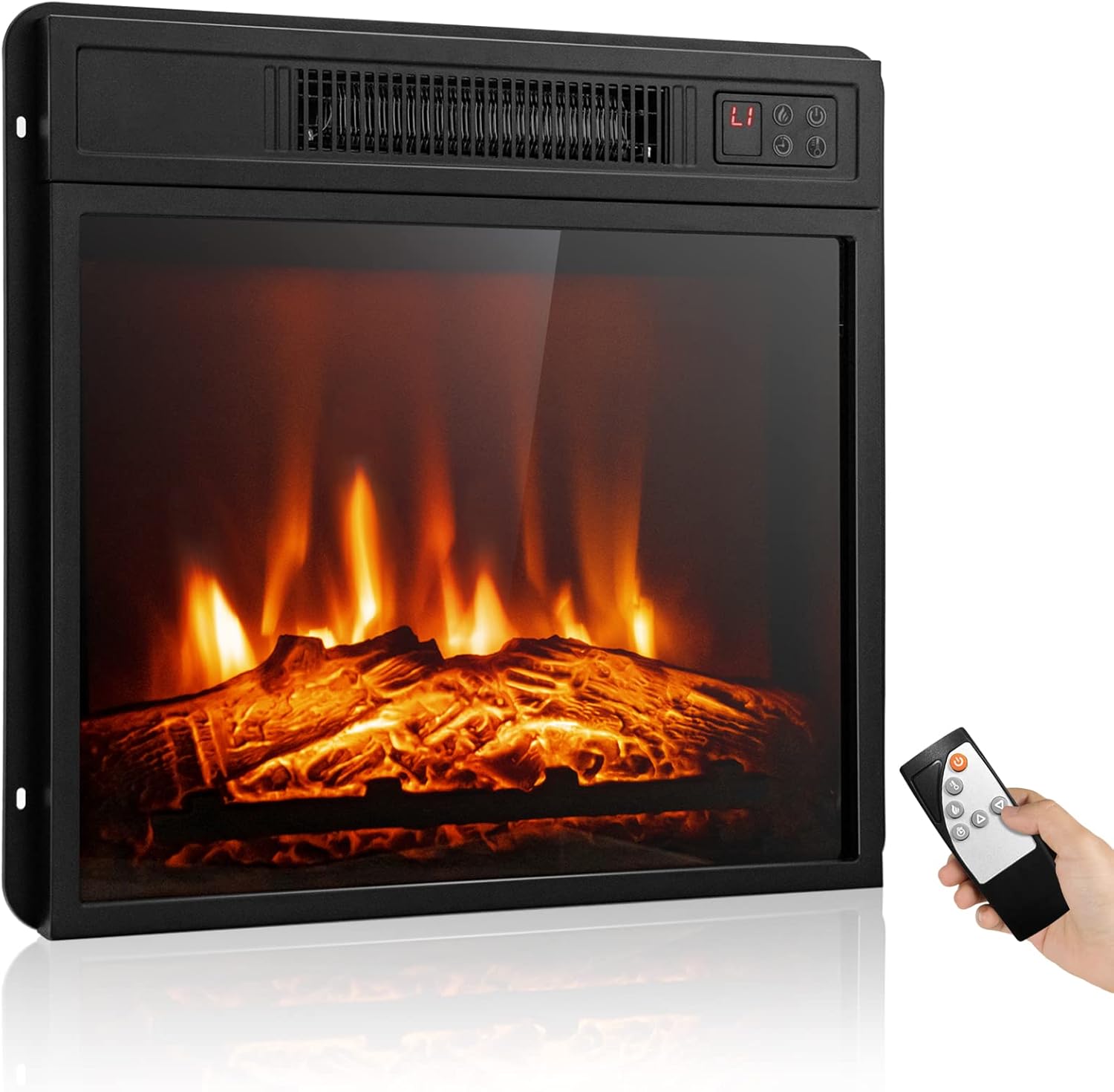 ORALNER 18 Electric Fireplace Insert - Cozy & Convenient Heat
