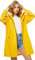 Rain Jackets for Women Waterproof Long Hooded Raincoat - Trusted