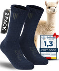 Alpaca Wool Crew Socks for Men and Women - Thick Thermal Warmth