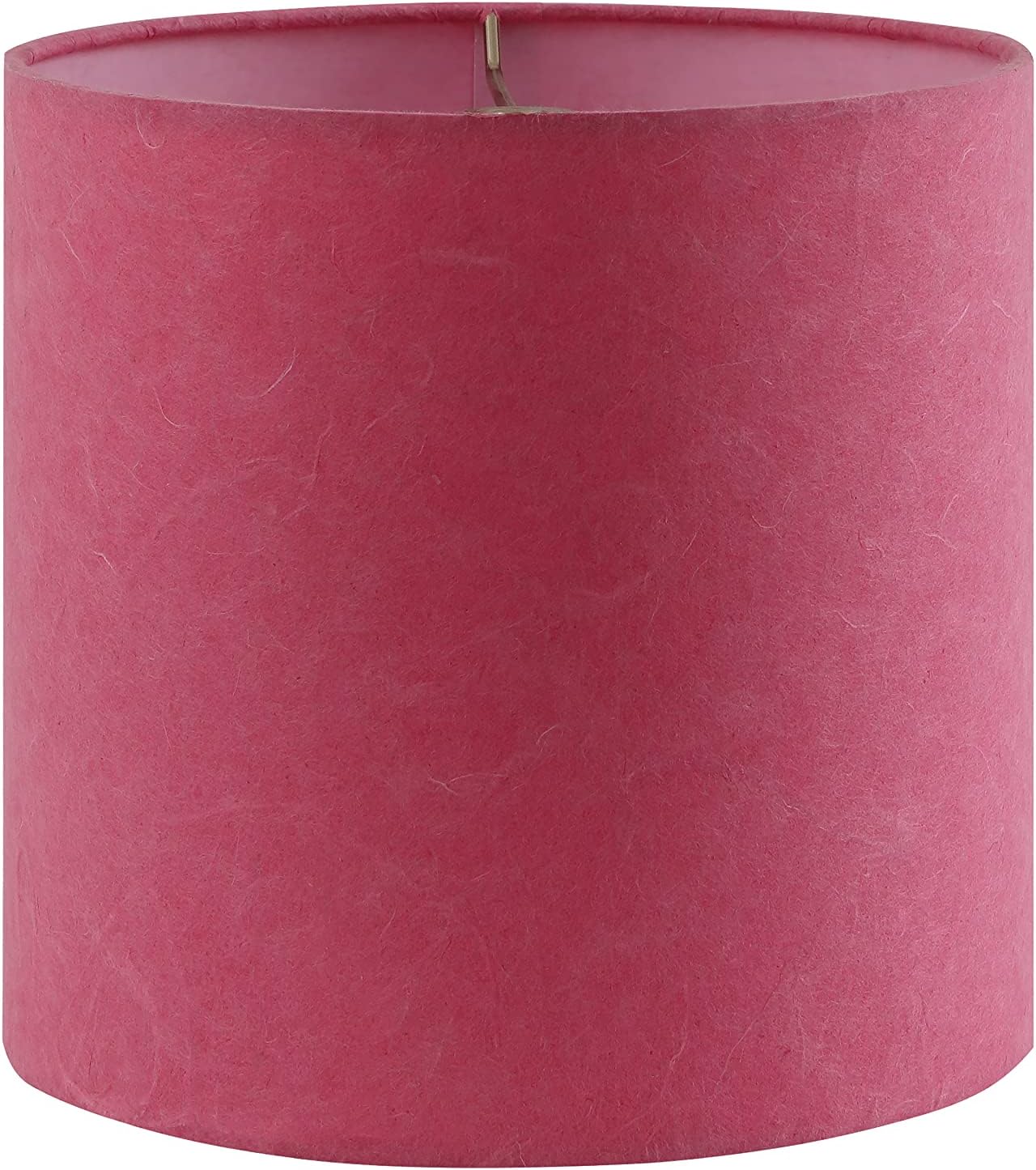 Aspen Creative Transitional Drum Lamp Shade in Rose Pink, 8 in
