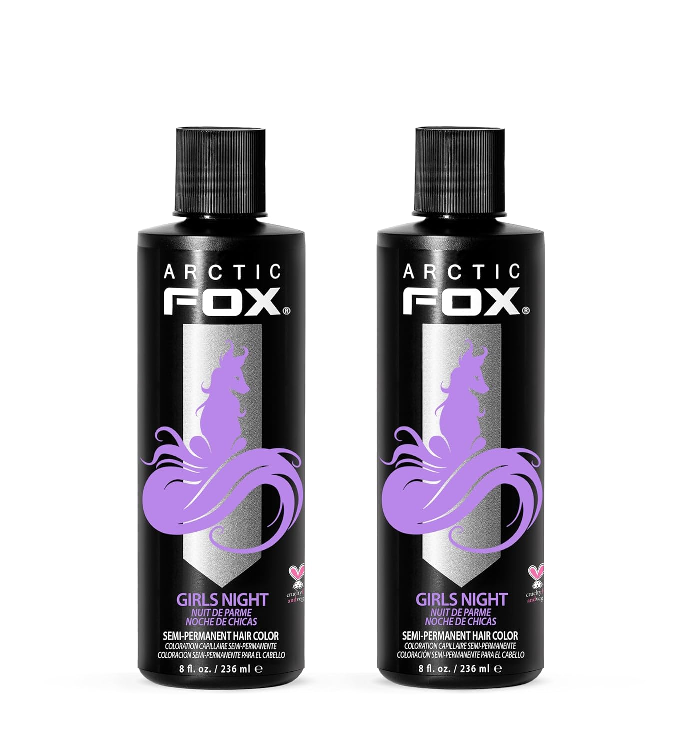 Arctic Fox Semi-Permanent Hair Dye in Pastel Lilac Purple