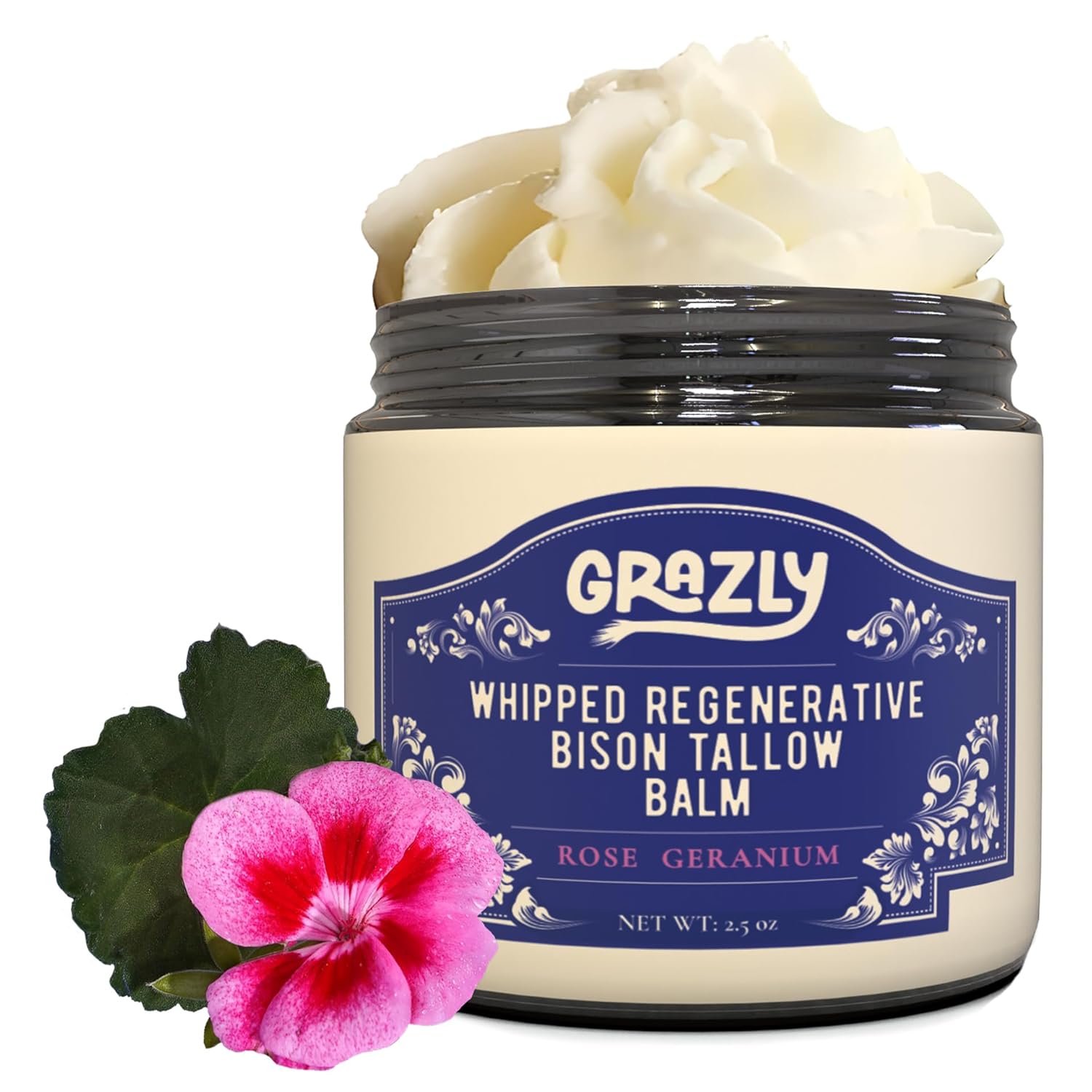 Whipped Bison Tallow Balm with Manuka Honey for Skin Nourishment