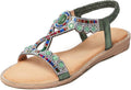 iCKER Women Rhinestone Sandals for Stylish Summer Comfort