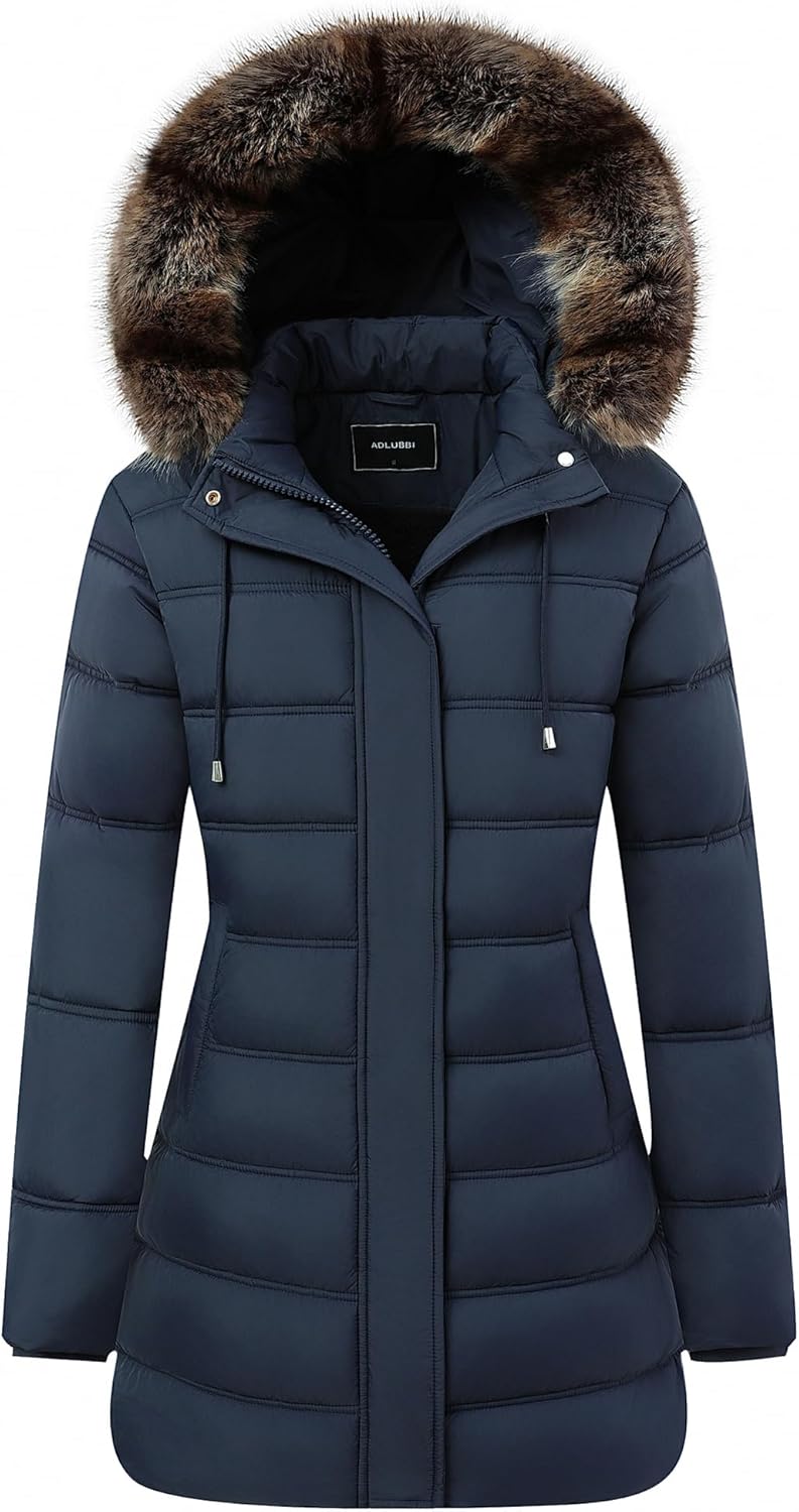 Ultra-Warm Women's Winter Coat Waterproof Long Puffer Jacket