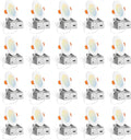 4 in 5CCT Ultra-Thin LED Recessed Ceiling Light - Dimmable, Selectable