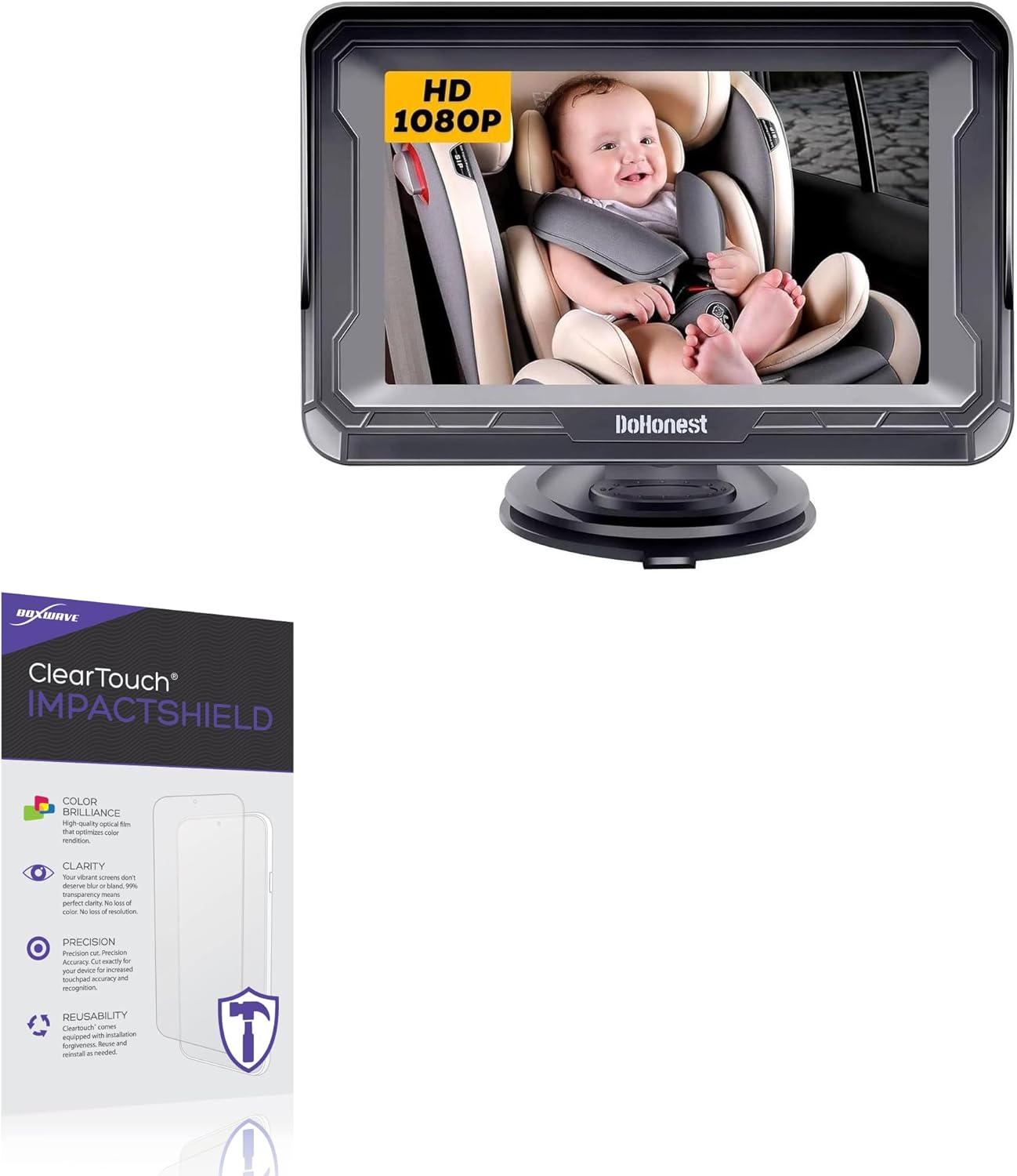 Crystal Clear Screen Protection for DoHonest Baby Monitor