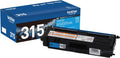 Brother TN-315C Cyan Toner Cartridge - Reliable High-Yield Replacement