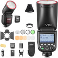 Godox V1 Pro N External Flash with AKR1 Kit - Round-Head TTL Power