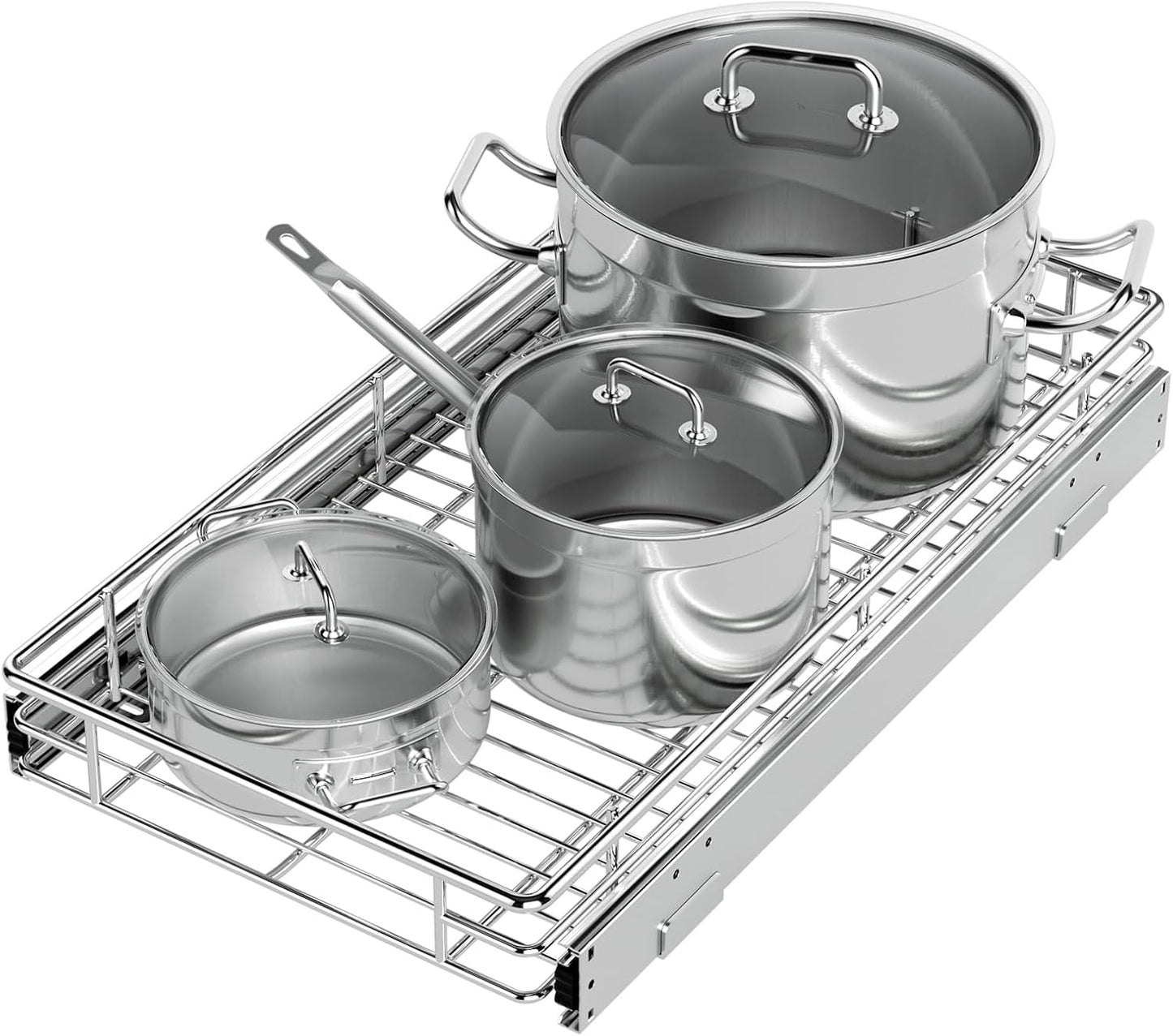 ZOINLIY Pull Out Cabinet Organizer for Effortless Kitchen Storage