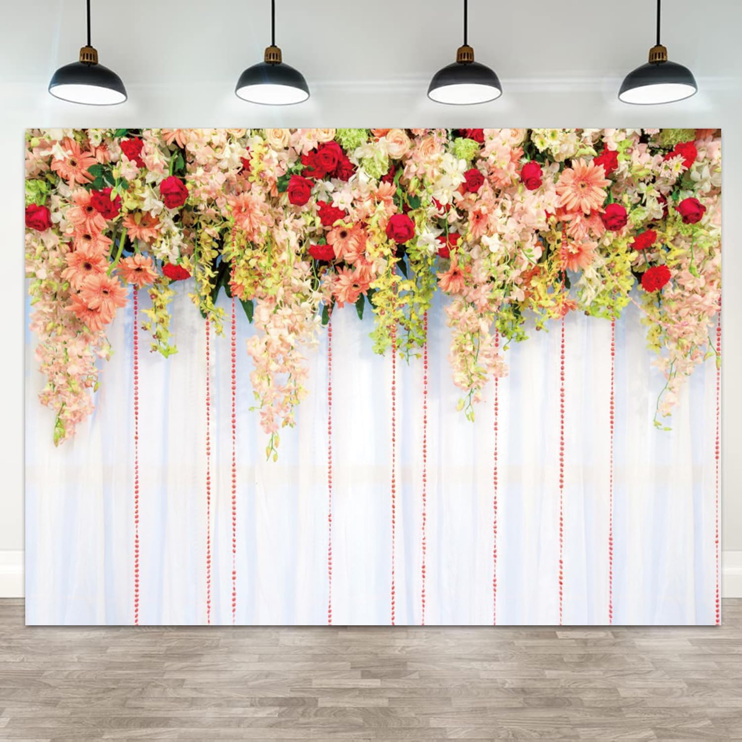 Pink Floral Wedding Backdrop - Capture Beautiful Moments