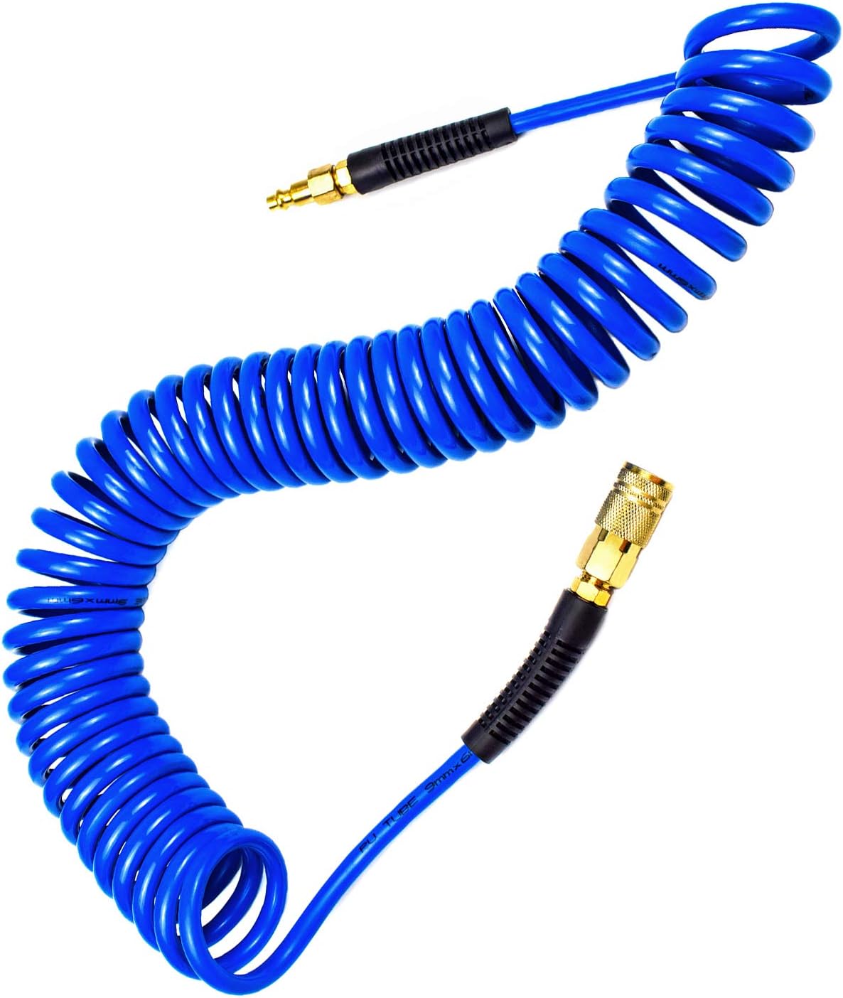 YOTOO Polyurethane Recoil Air Hose - 25' Long, Flexible & Durable!