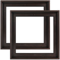 14x14 Complete Canvas Floater Frame 2 Pack - Deep 0.9ft Floating Frame