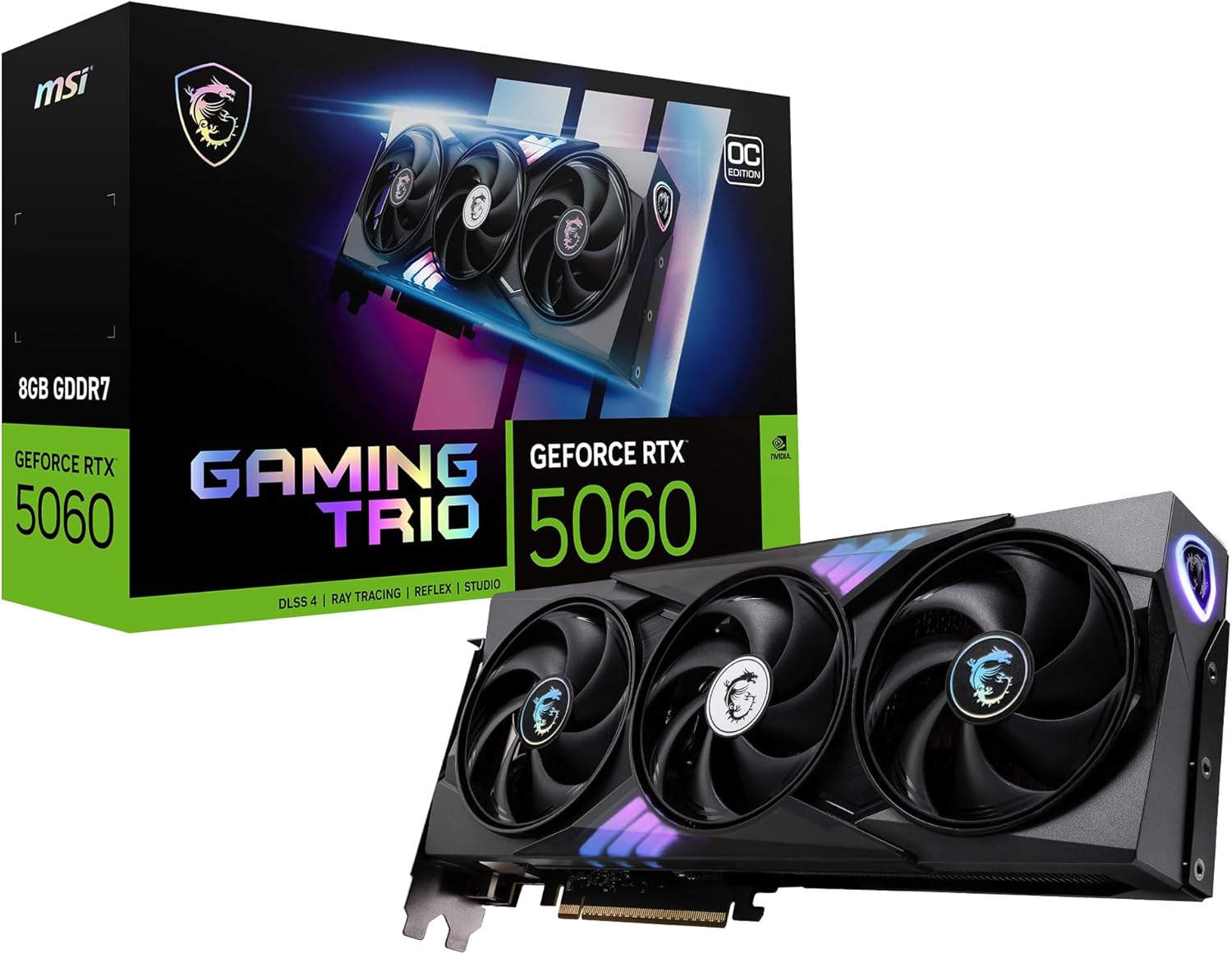 MSI Gaming RTX 5060 8G Gaming Trio OC Graphics Card Review
