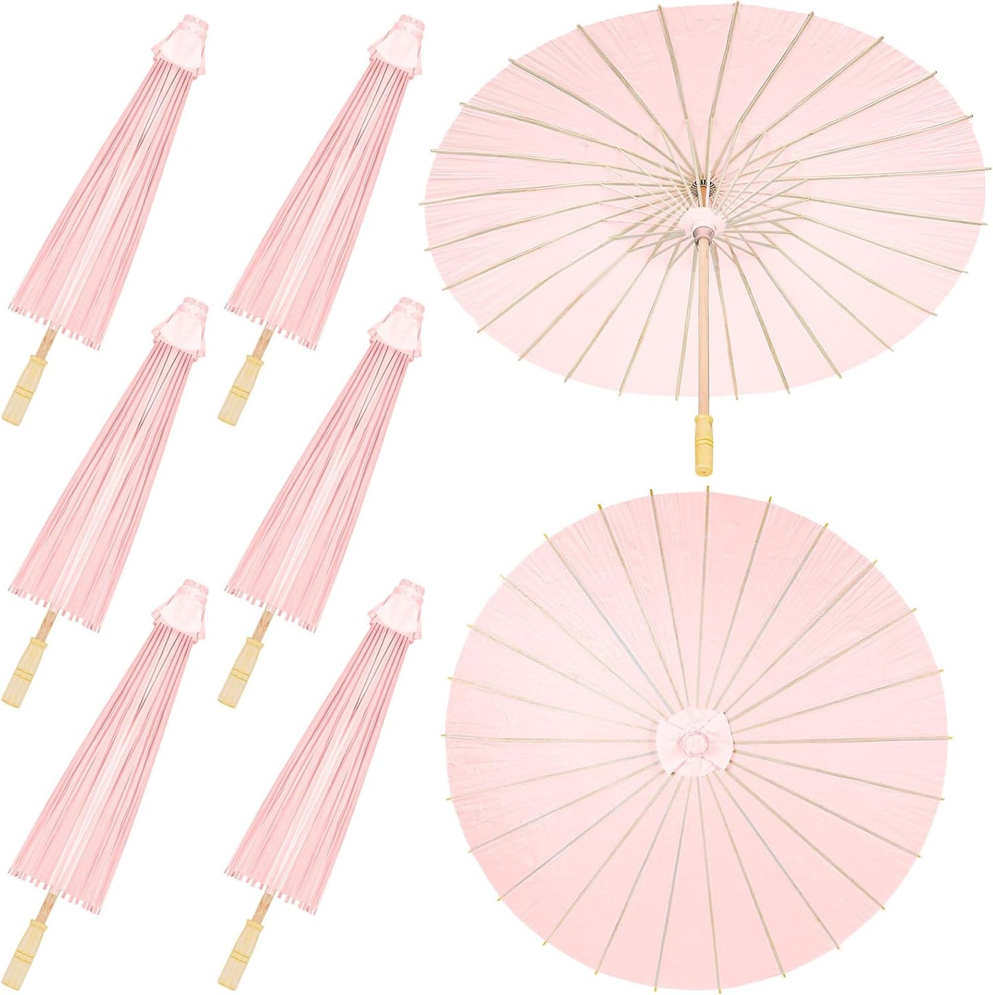 33 Inch Paper Umbrellas for DIY Crafts and Wedding Decor