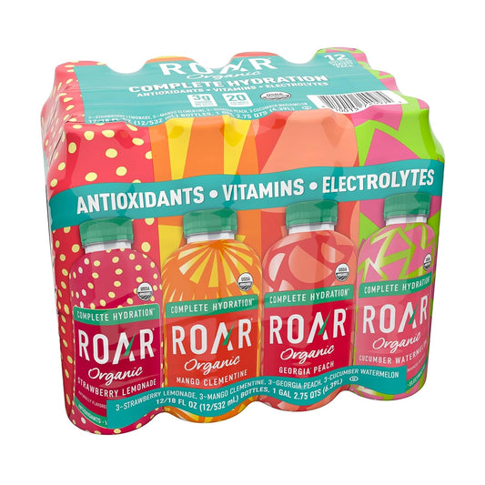 ROAR Complete Hydration Organic Variety Pack for Ultimate Refreshment