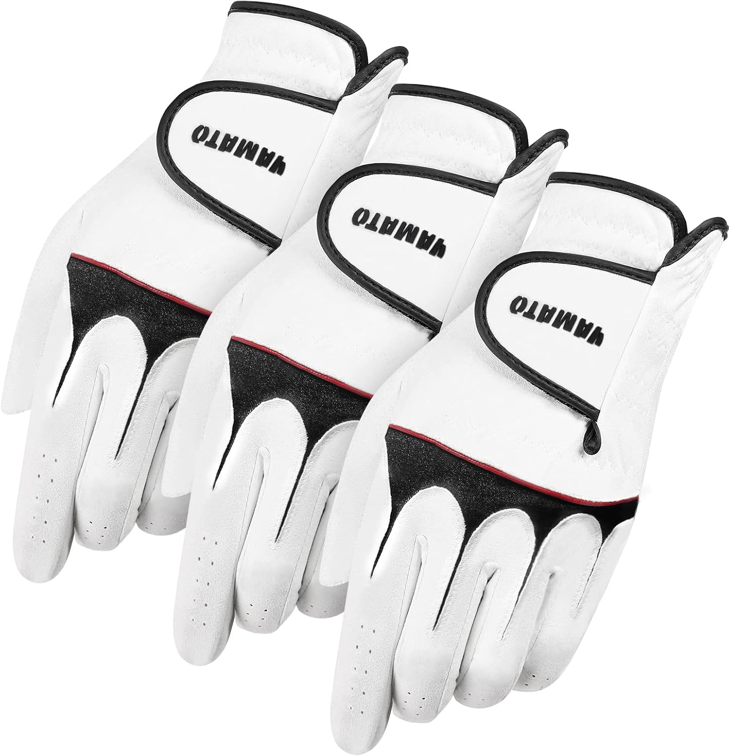 yamato Golf Gloves 3-Pack: Breathable Comfort Fit