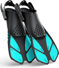 Greatever Snorkel Fins Adjustable Open Heel Swim Flippers - Travel