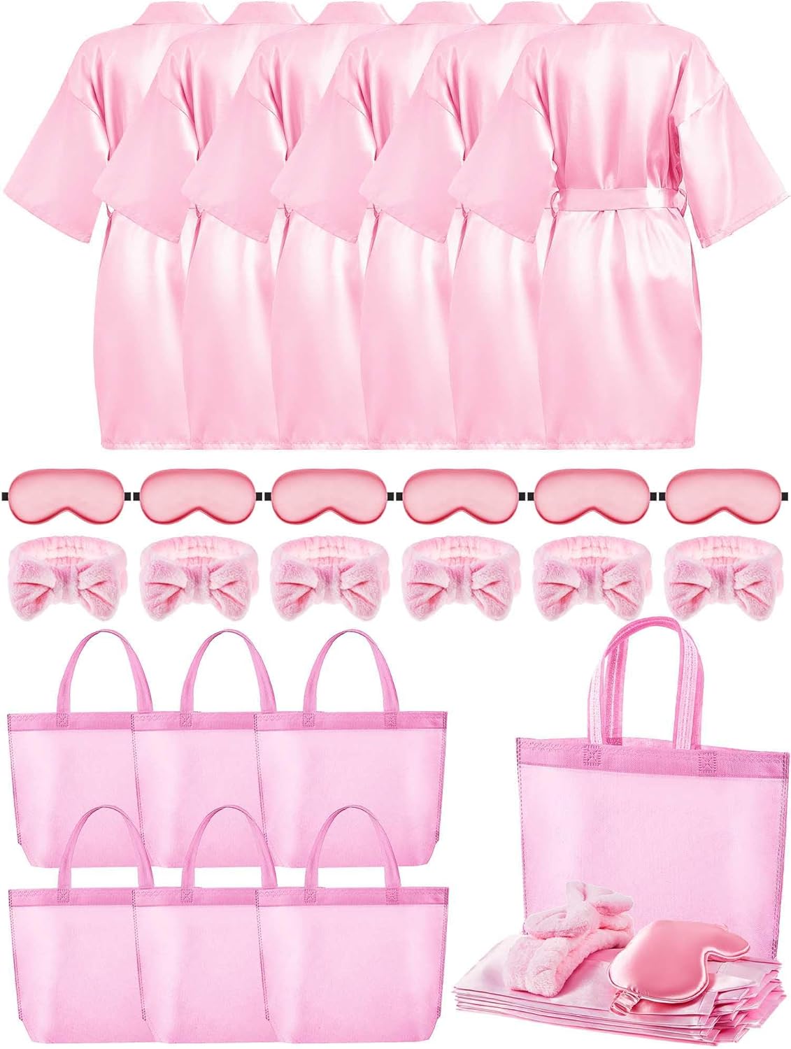 24 Pcs Sleepover Party Supplies for Girls - Spa Party Essentials