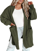 Plus Size Cardigans for Women Open Front Long Sleeves - Lightweight