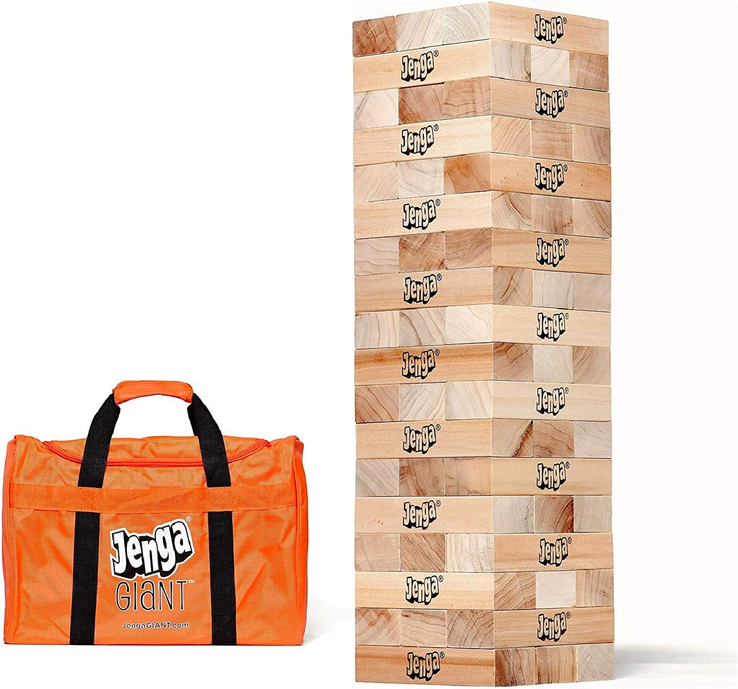 Jenga GIANT Hardwood Blocks for Ultimate Stacking Fun