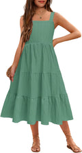 Toddler Girl's Summer Cami Dress Boho Sundress - Soft, Flowy Fit