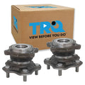 TRQ Rear Wheel Bearing & Hub Assembly Set Compatible with Infiniti G35