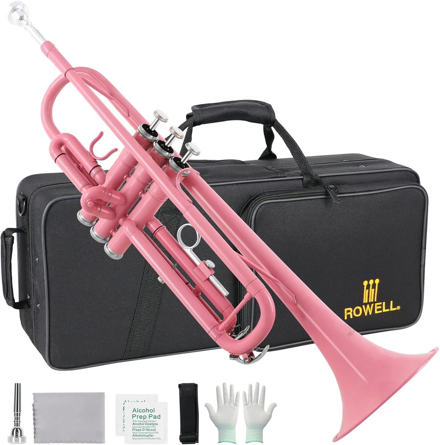 Professional Bb Standard Trumpet Set with Hard Case and Kit