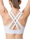 Yvette Women High Impact Sports Bra Criss Cross Back - High Support