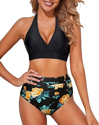 Tempt Me Women Two Piece High Waisted Bikini Set for Summer