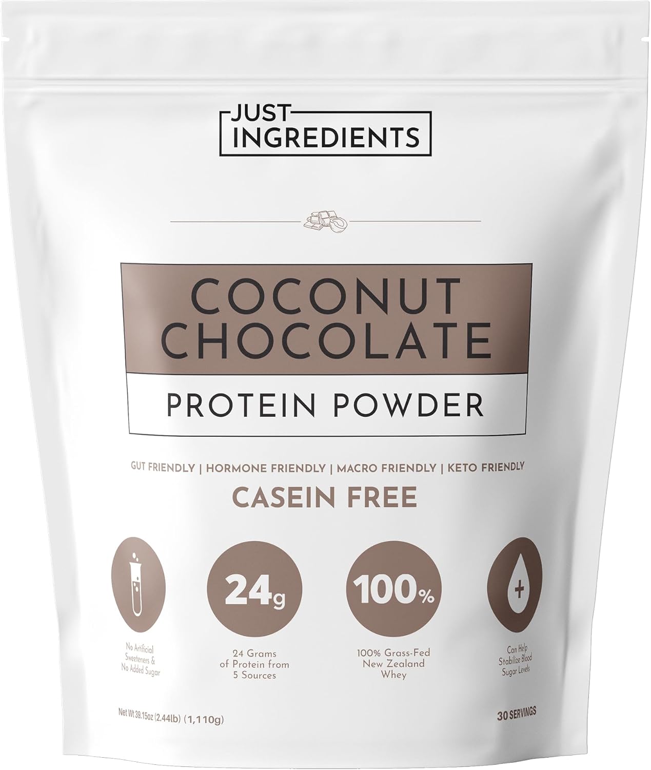 Coconut Chocolate Protein Powder for Muscle Recovery & Energy