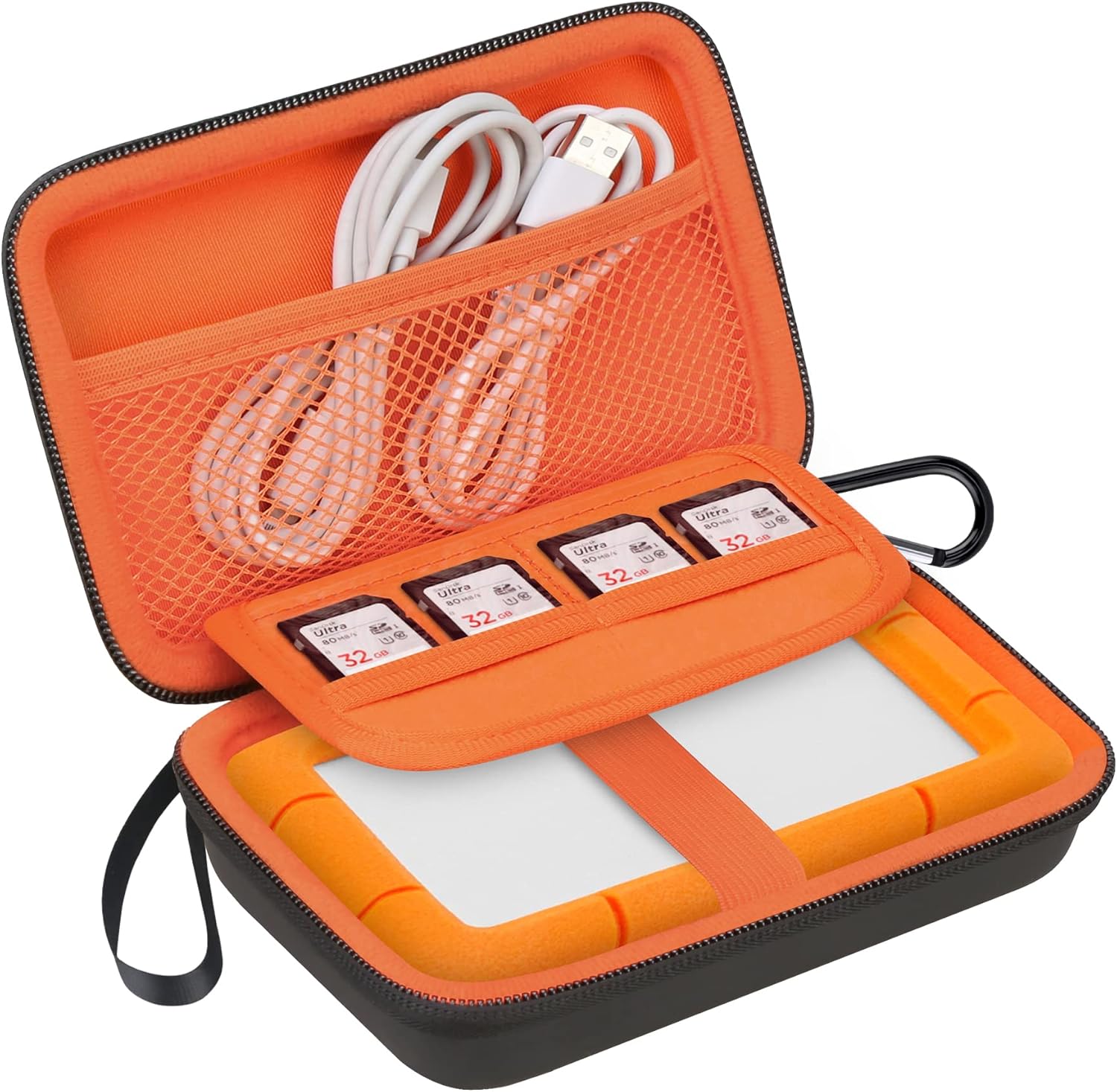 Shockproof Travel Case for LaCie Rugged Drives