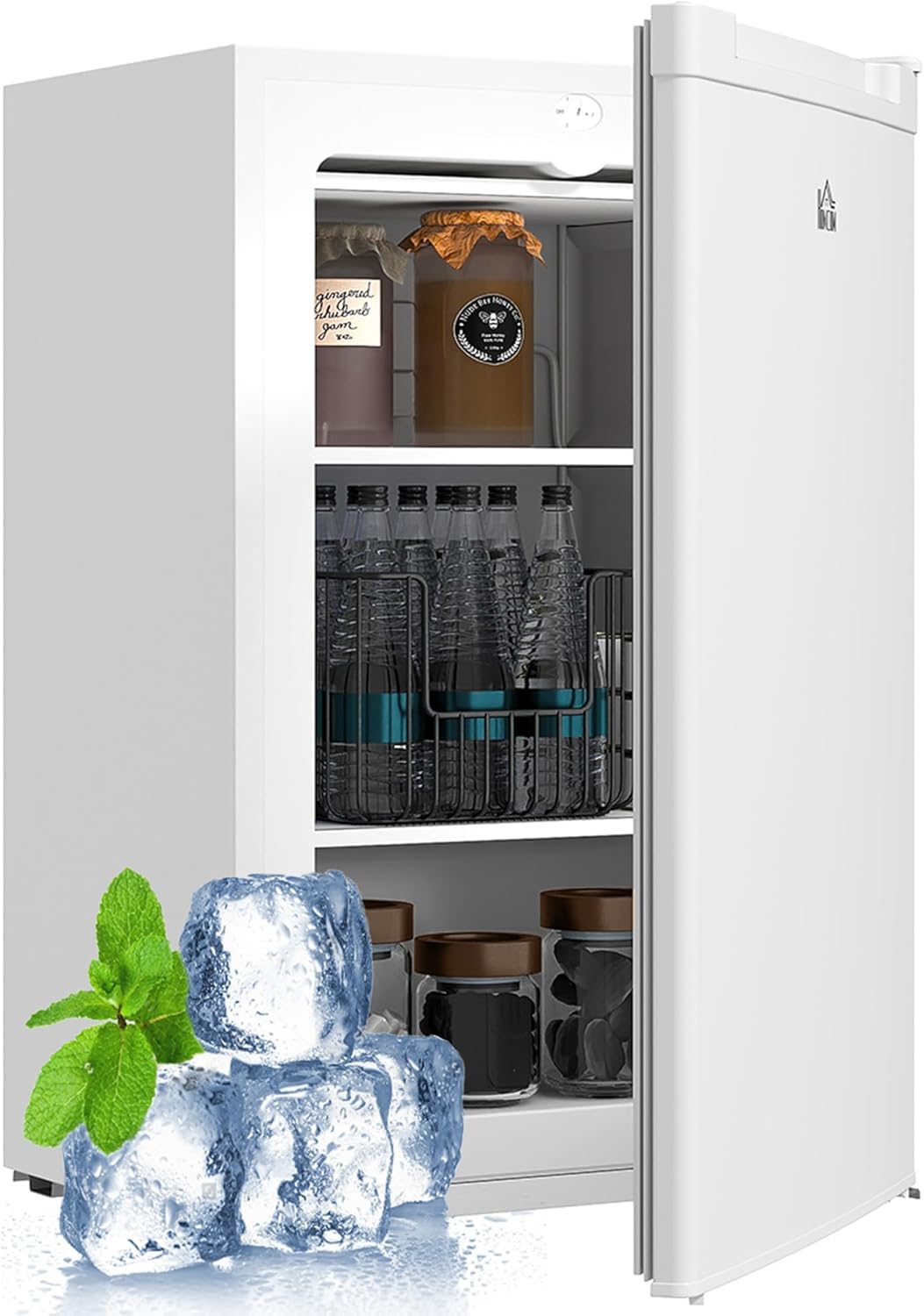 Compact 3 Cu.Ft Mini Freezer for Home, Dorm, and Office Use